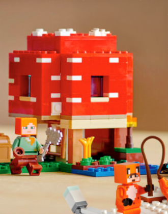 Univers Minecraft en pâte à modeler