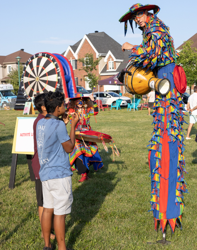 Fête de quartier at parc des Géraniums